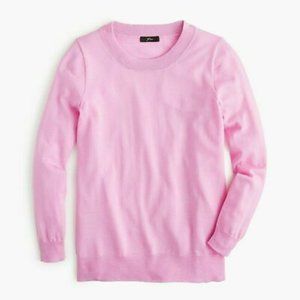 J. Crew Tippi Lilac 100% Merino Wool Basics Sweater S